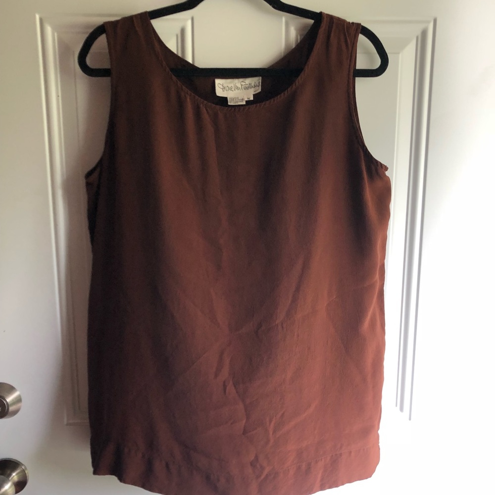 Diane Von Furstenberg Silk Shell Tank